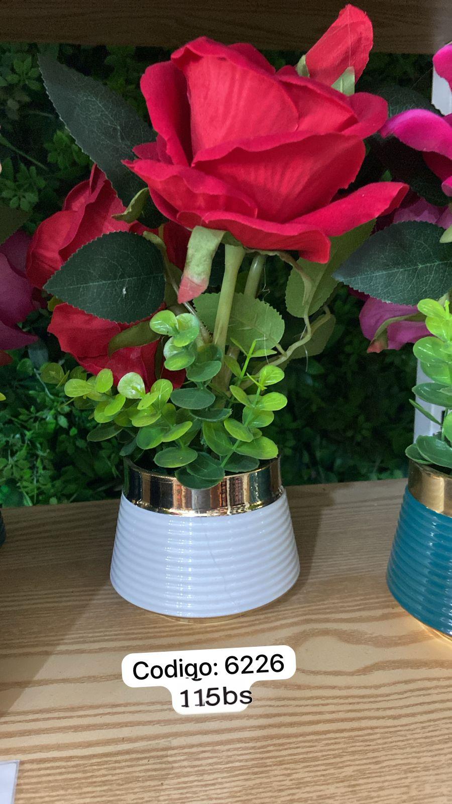 Flores de plástico-6226